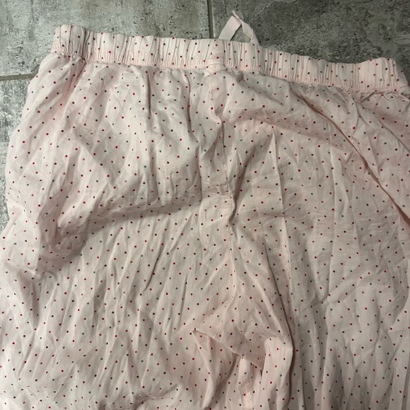 Victoria’s Secret pink polka dot pajama bottoms Sz Medium Long - Picture 5 of 7